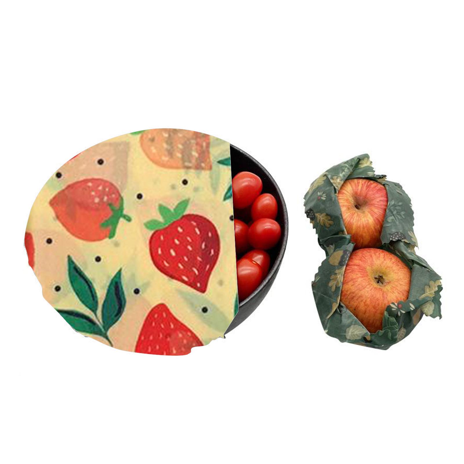 Beeswax Food Cover - 4x Envoltórios de Cera de Abelha