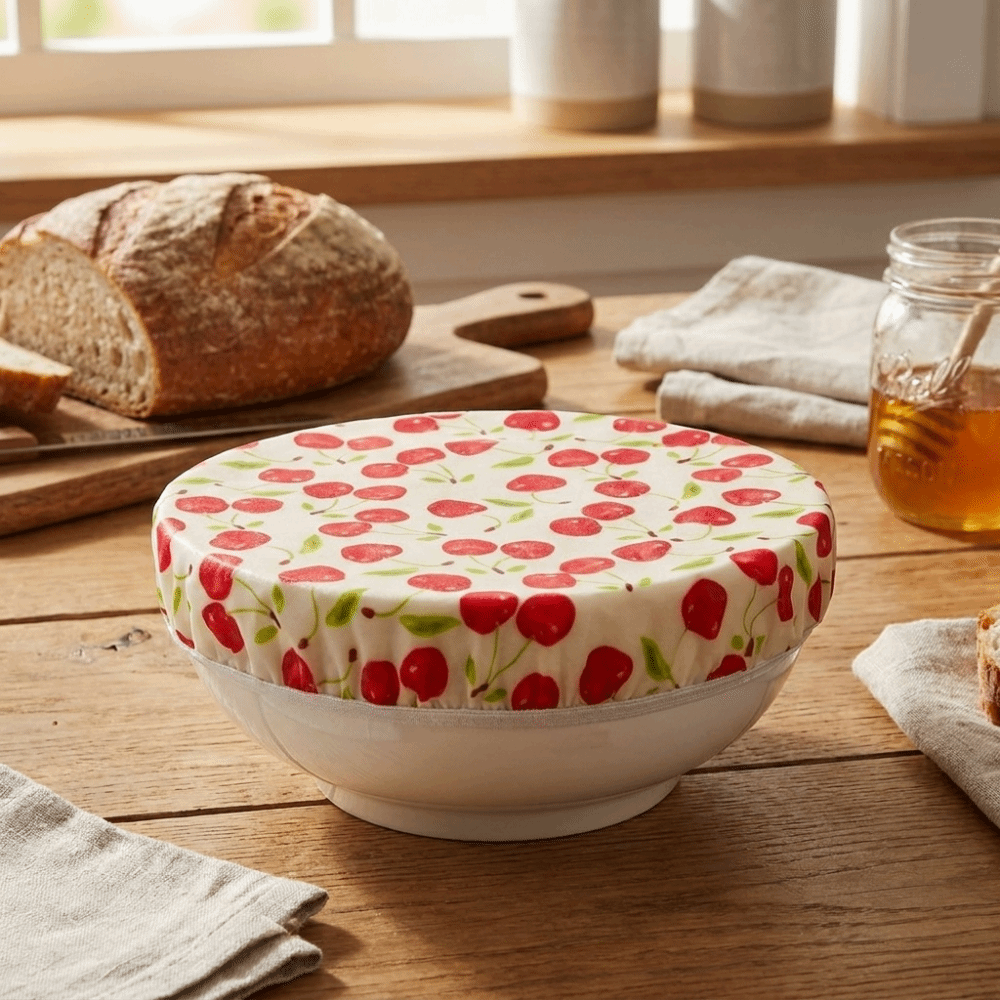 Beeswax Food Cover - Capa de Tigela de Pano de