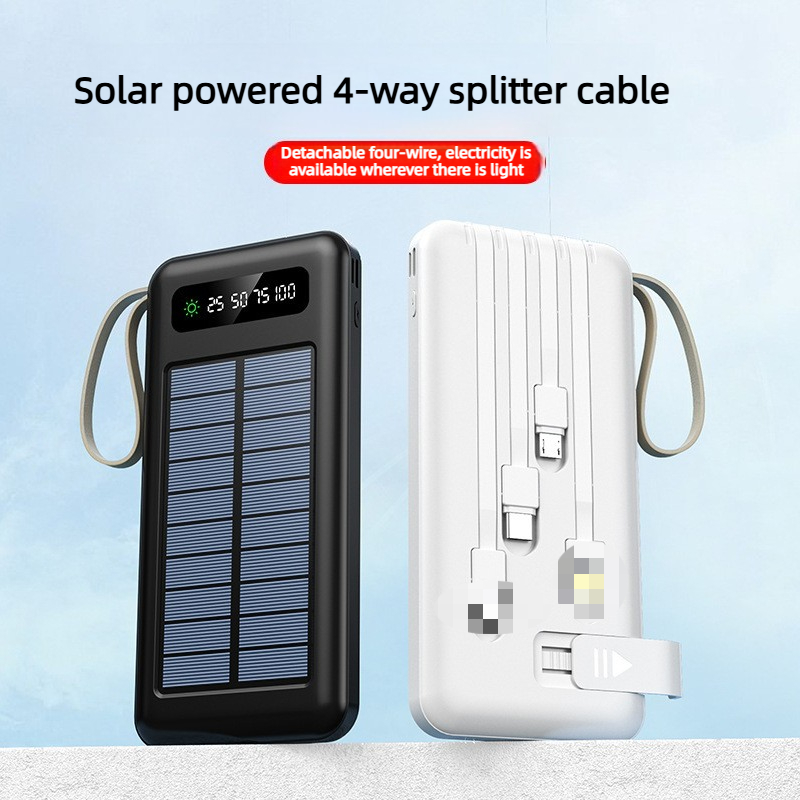 Solar Charger Panel Foldable - Power Bank Solar Externo de Grande
