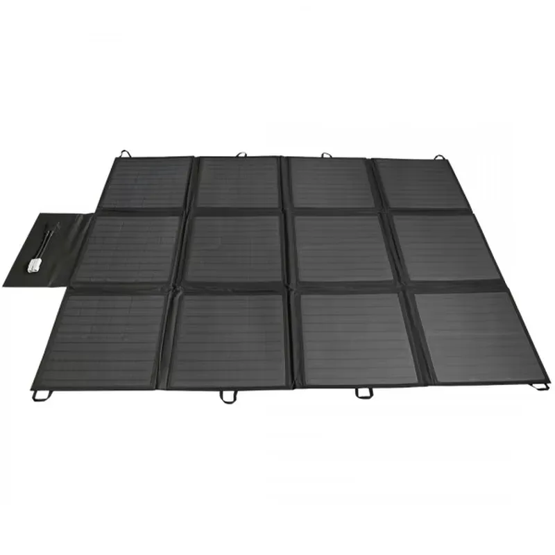 Solar Charger Panel Foldable - Carregador Solar Portátil para Camping, Sistema