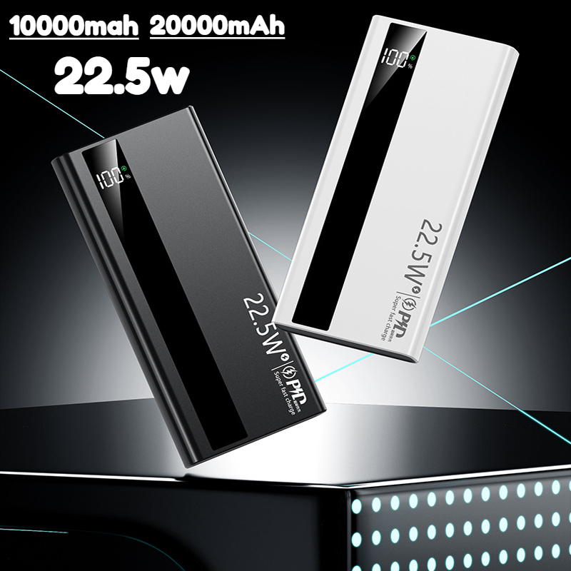 Solar Charger Panel Foldable - 20000mAh Power Bank Carregamento rápido 22,5W