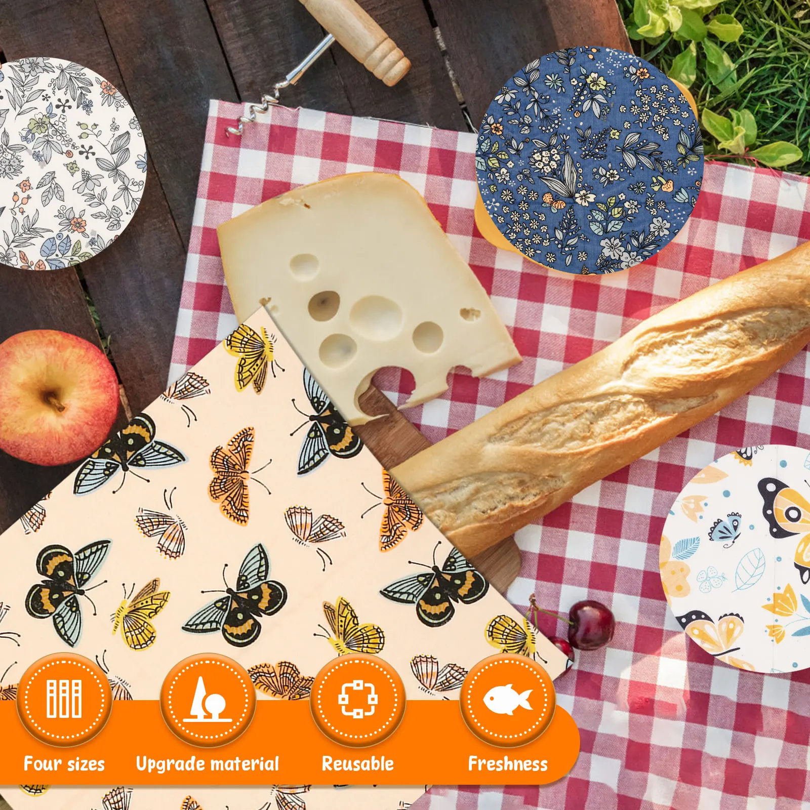 Conjunto de 11 Peças de Envolt - Beeswax Food Cover avaliação e preço