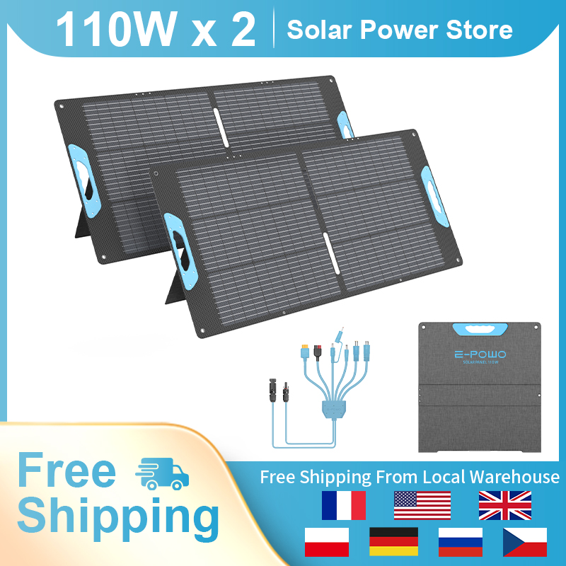 E-POWO Painel Solar Portátil 1 - Solar Charger Panel Foldable avaliação e preço
