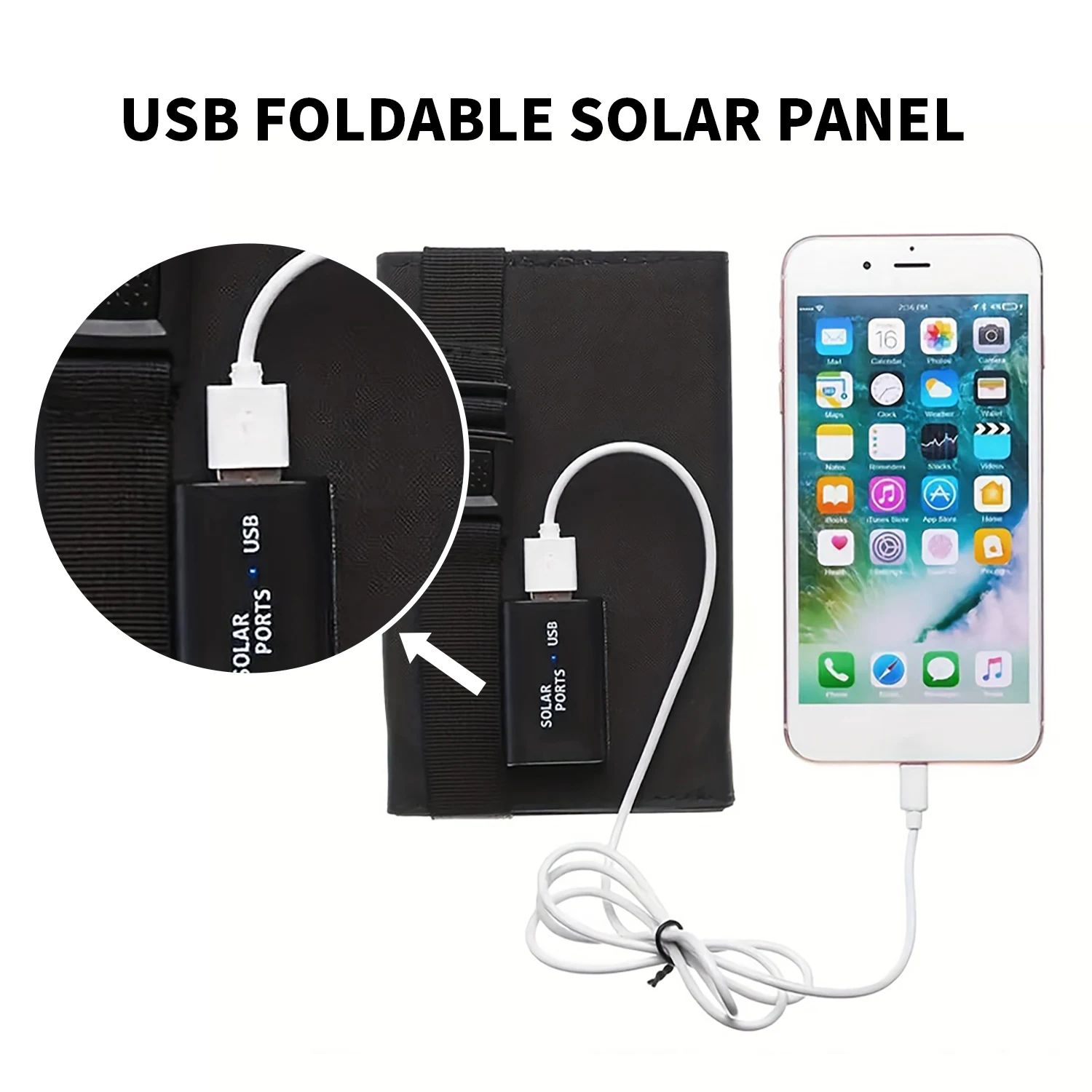 Painel Solar Dobrável 20W 50W  - Solar Charger Panel Foldable avaliação e preço