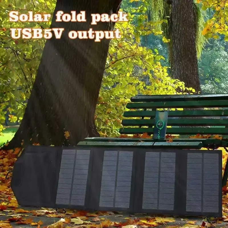 Painel Solar Dobrável de 500W  - Solar Charger Panel Foldable avaliação e preço