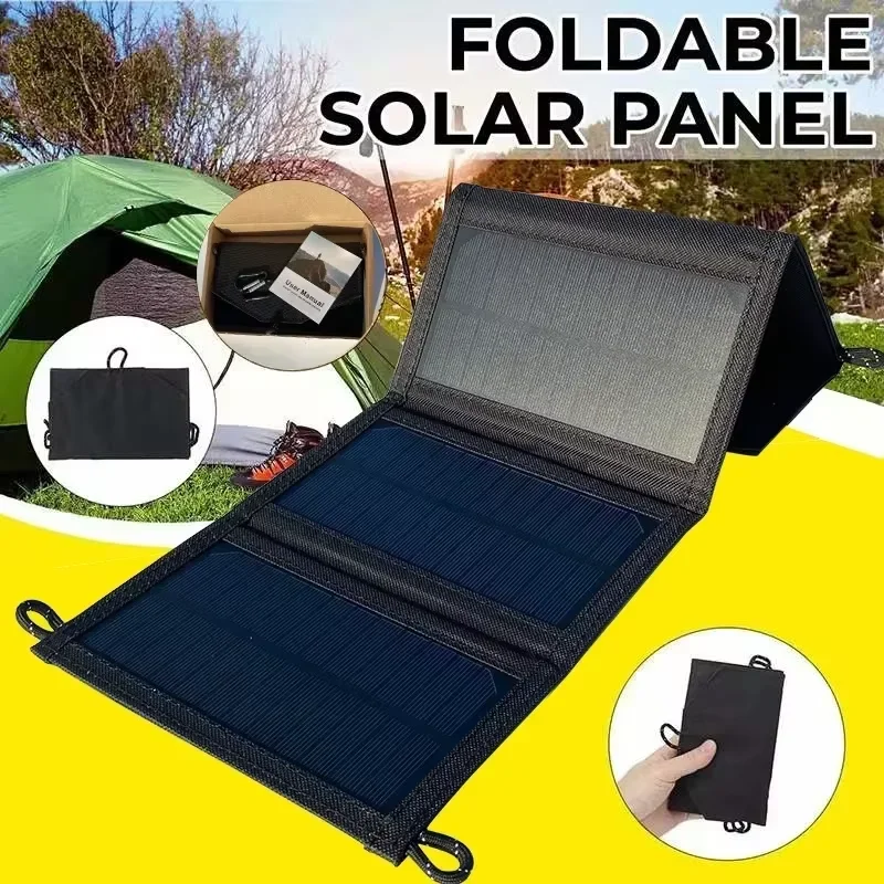 Painel Solar Dobrável de 500W  - Solar Charger Panel Foldable avaliação e preço