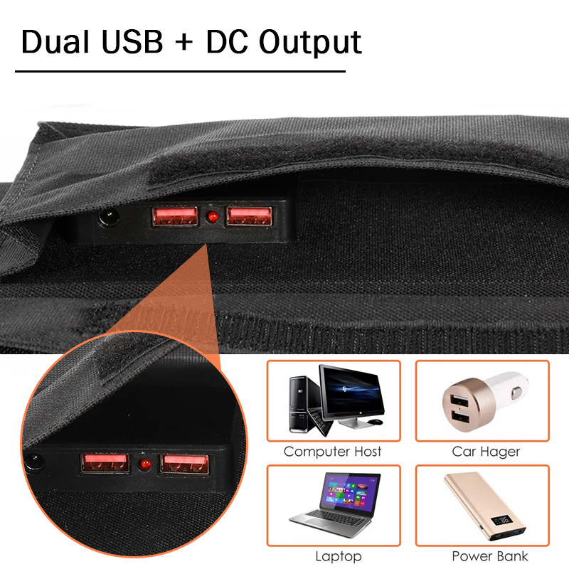 Carregador Solar Portátil Dobr - Solar Charger Panel Foldable avaliação e preço