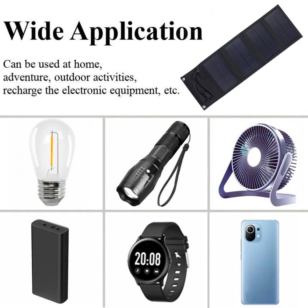 Painel Solar Leve e Dobrável,  - Solar Charger Panel Foldable avaliação e preço