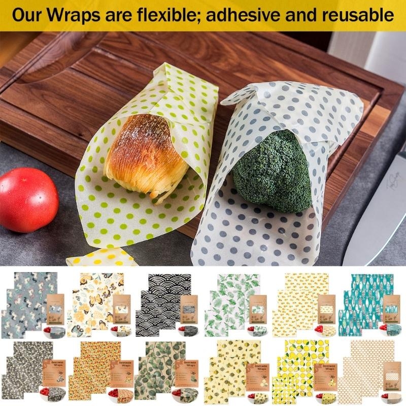 Prático frescor mantendo conju - Beeswax Food Cover avaliação e preço